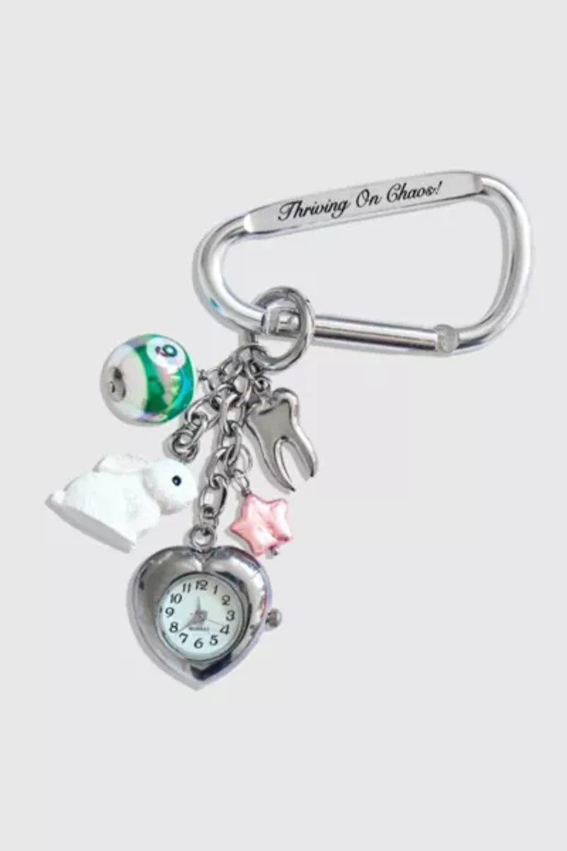 Gemini Jewels  Thriving On Chaos Charm Carabiner
