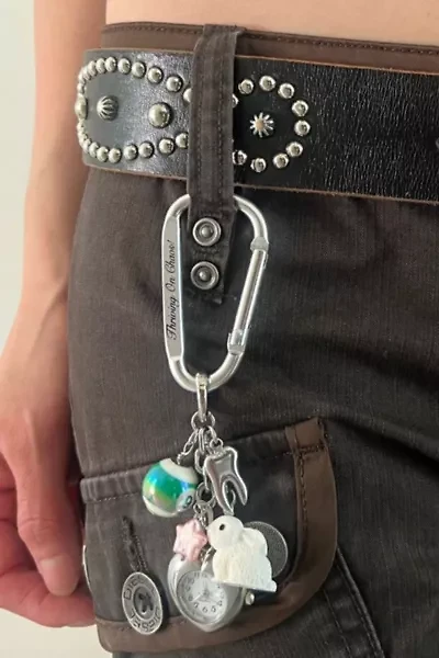 Gemini Jewels  Thriving On Chaos Charm Carabiner