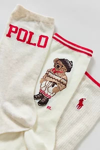 Polo Ralph Lauren Colorado Bear Sock 3-Pack
