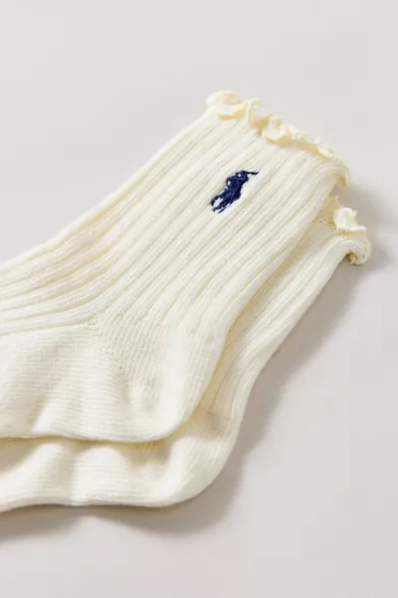 Polo Ralph Lauren Lettuce Edge Ankle Socks
