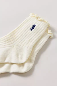 Polo Ralph Lauren Lettuce Edge Ankle Socks