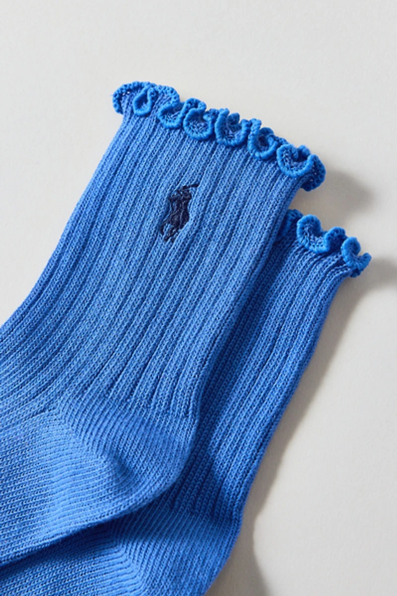 Polo Ralph Lauren Lettuce Edge Ankle Socks