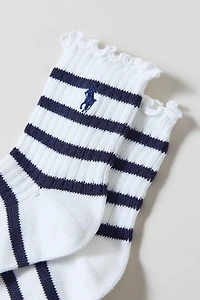 Polo Ralph Lauren Lettuce Edge Ankle Sock