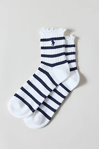 Polo Ralph Lauren Lettuce Edge Ankle Sock