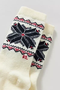 Polo Ralph Lauren Snowflake Border Crew Sock