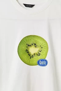 Tee Library Kiwi Graphic Boxy Fit