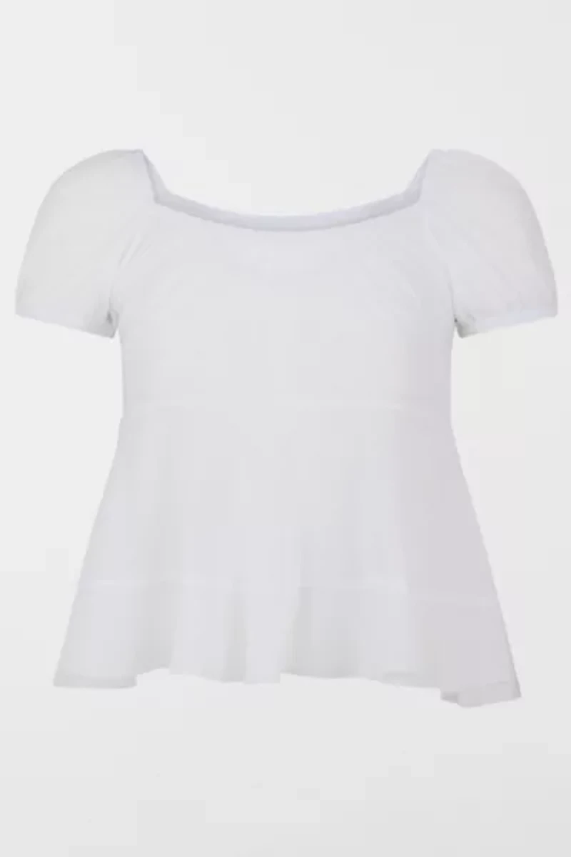 Gigi LA Sabrina Mesh Top