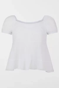 Gigi LA Sabrina Mesh Top