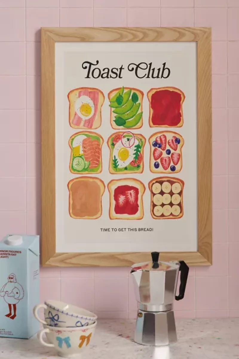 ayeyokp The Toast Club: Brunch Art Print