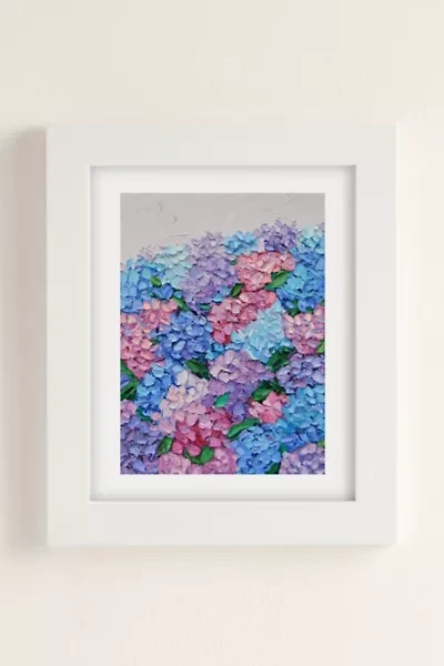 Ann Marie Coolick Moonlit Hydrangeas Art Print