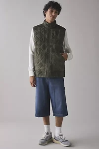 Vintage By UO Quilted Camo Vest