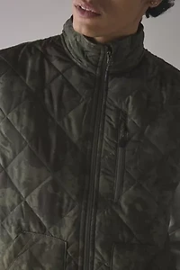 Vintage By UO Quilted Camo Vest