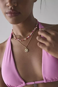 Trio Beaded Layered Necklace