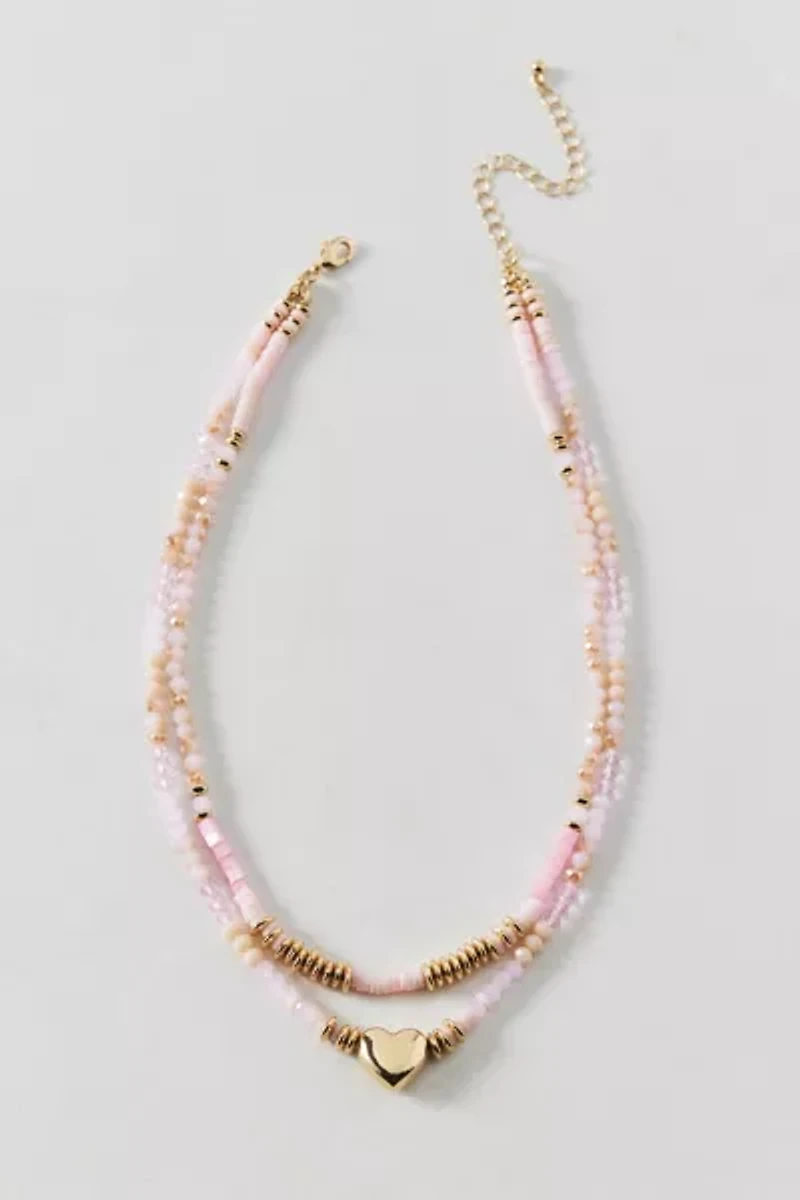 Icon Charm Beaded Layered Necklace