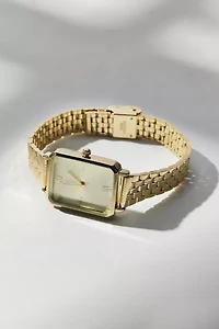 Mother Of Pearl Metal Rectangle Watch