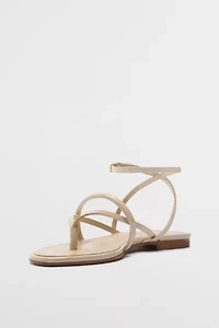 Schutz Leather Diana Strappy Sandal