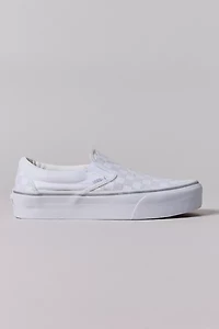Vans Women's Checkerboard Classic Slip-On Platform Sneaker