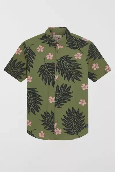 Ben Sherman Botanical Print Button Down Shirt