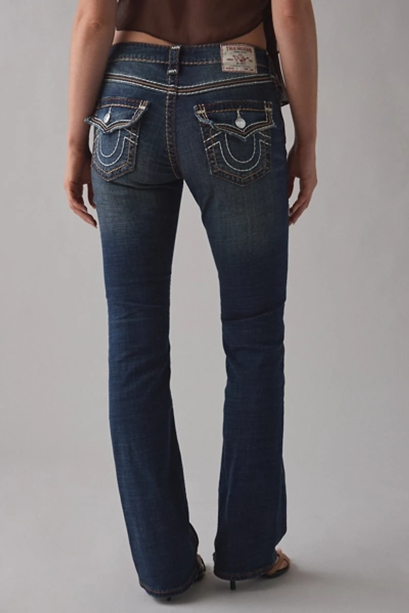 True Religion Becca Bond Mid-Rise Bootcut Flap Jean