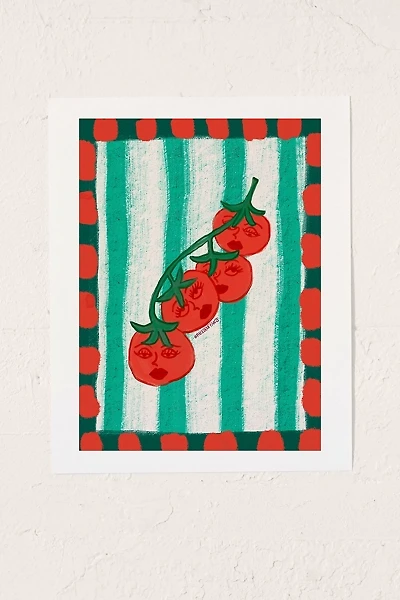 theebouffants Moody Tomatoes Art Print