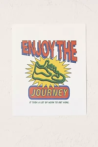 Refined Collective Enjoy The Journey Art Print