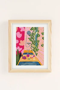 Leeya Makes Noise Soak & Relax Art Print