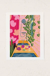 Leeya Makes Noise Soak & Relax Art Print