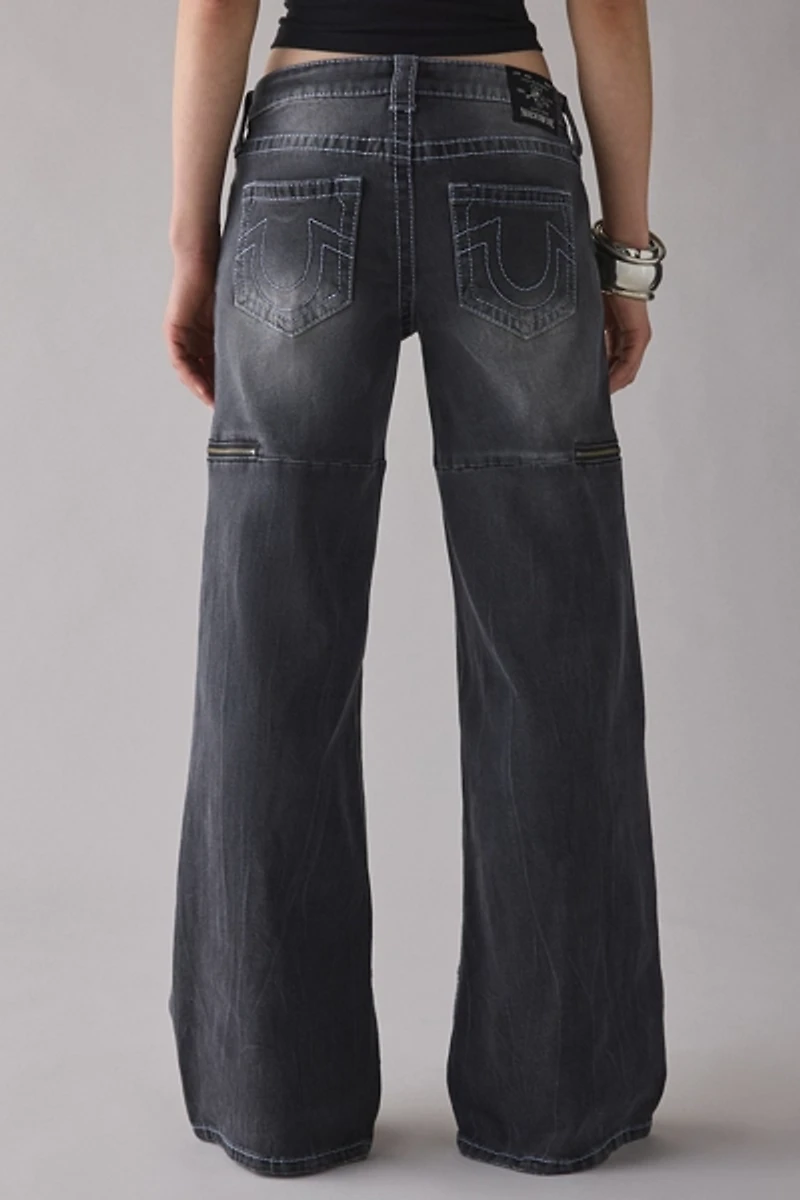 True Religion Bobbi Midnight Serenade Big T Low-Rise Baggy Jean