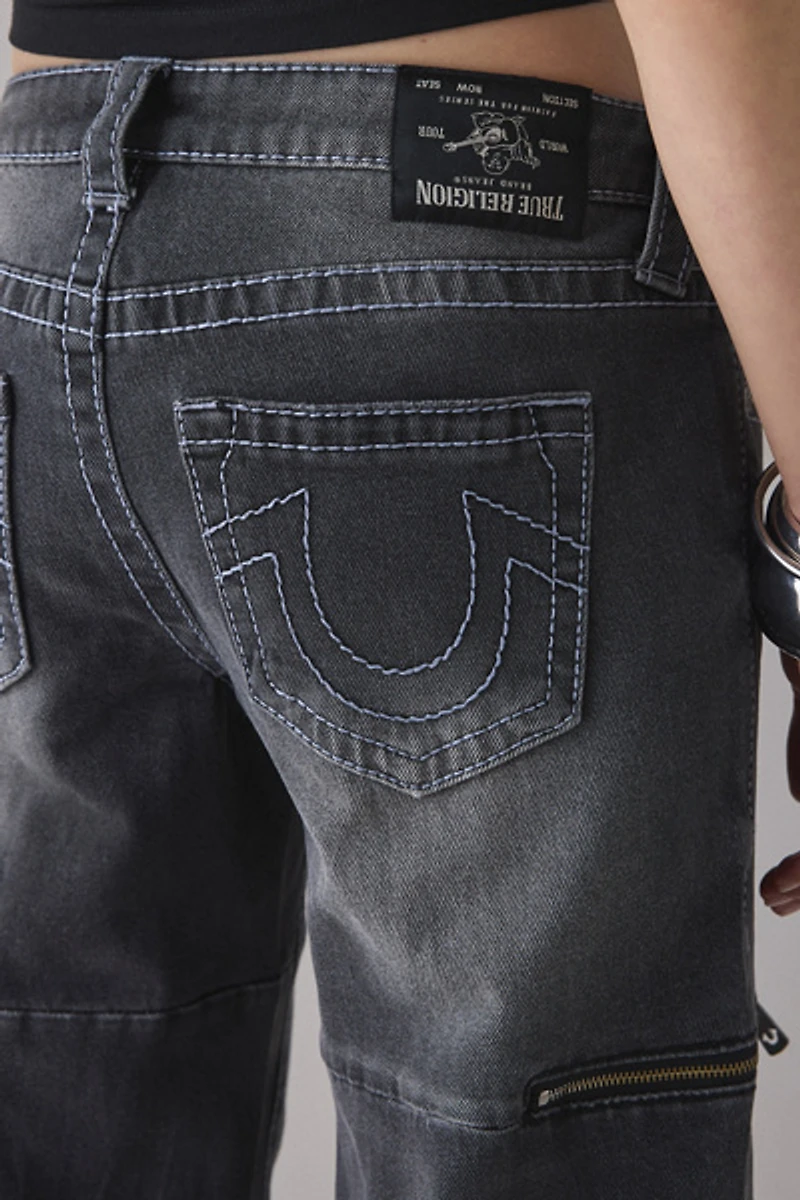 True Religion Bobbi Midnight Serenade Big T Low-Rise Baggy Jean