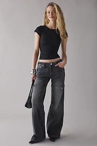 True Religion Bobbi Midnight Serenade Big T Low-Rise Baggy Jean