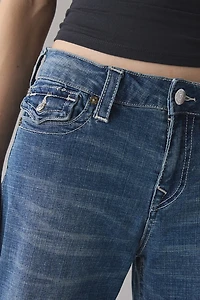 True Religion Bobbi Mountain Laurel Baggy Flap Mid-Rise Jean