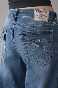 True Religion Bobbi Mountain Laurel Baggy Flap Mid-Rise Jean