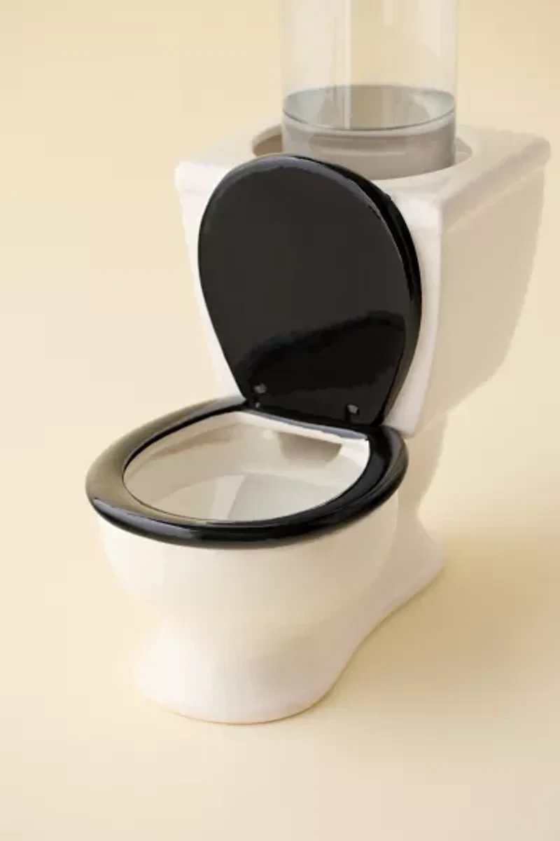 The Toilet Bowl Ceramic Dog Bowl