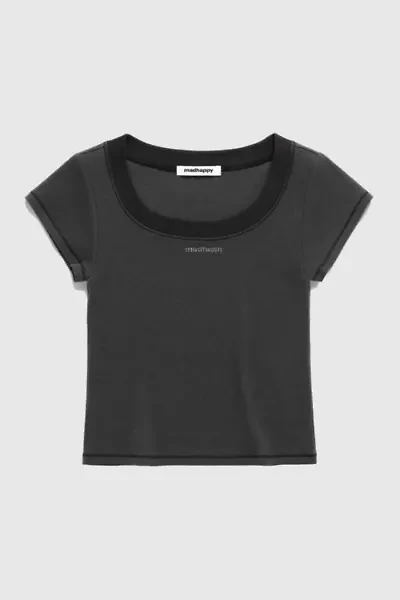 Madhappy Lounge Cropped Rib Baby Tee