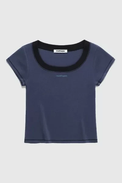 Madhappy Lounge Cropped Rib Baby Tee
