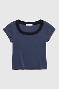 Madhappy Lounge Cropped Rib Baby Tee