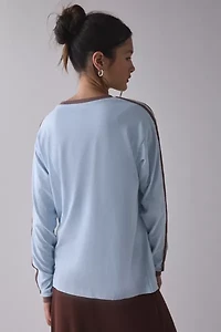 BDG Hayden Oversized Long Sleeve Ringer Tee
