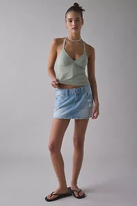 Out From Under Je T'aime Cropped Halter Top