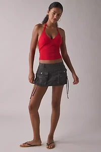 Out From Under Je T'aime Cropped Halter Top
