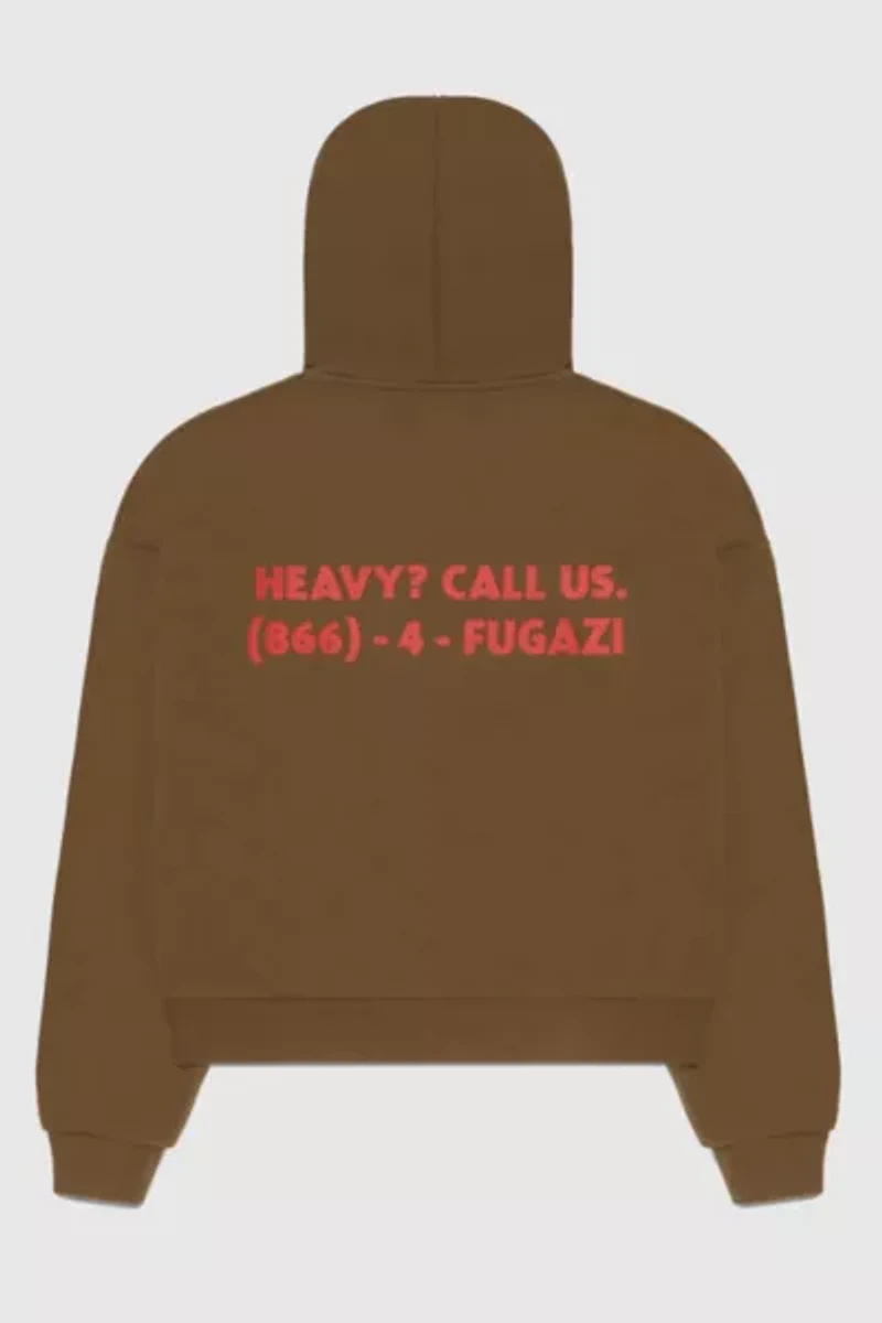 Fugazi Beam Zip Up Hoodie Sweatshirt