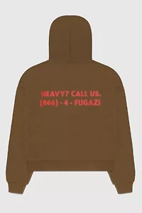 Fugazi Beam Zip Up Hoodie Sweatshirt
