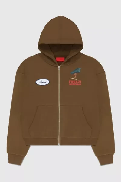 Fugazi Beam Zip Up Hoodie Sweatshirt