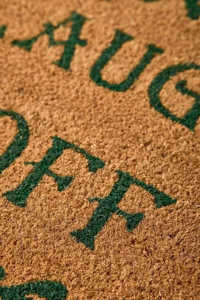 Live Laugh F Off Coir Doormat