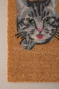Sassy Cat Coir Doormat