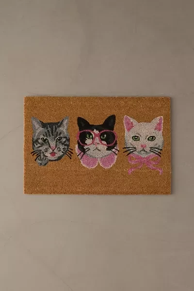 Sassy Cat Coir Doormat