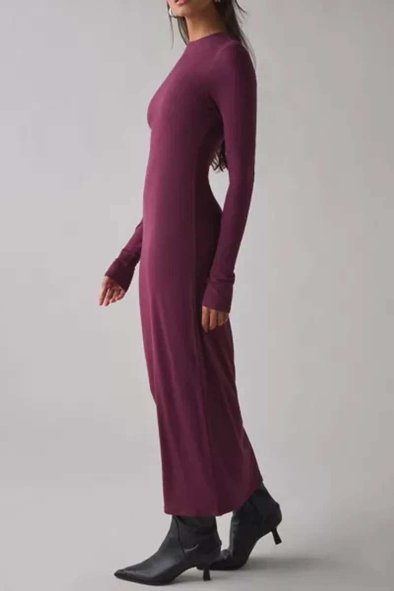 AFRM Juniper Knit Long Sleeve Maxi Dress