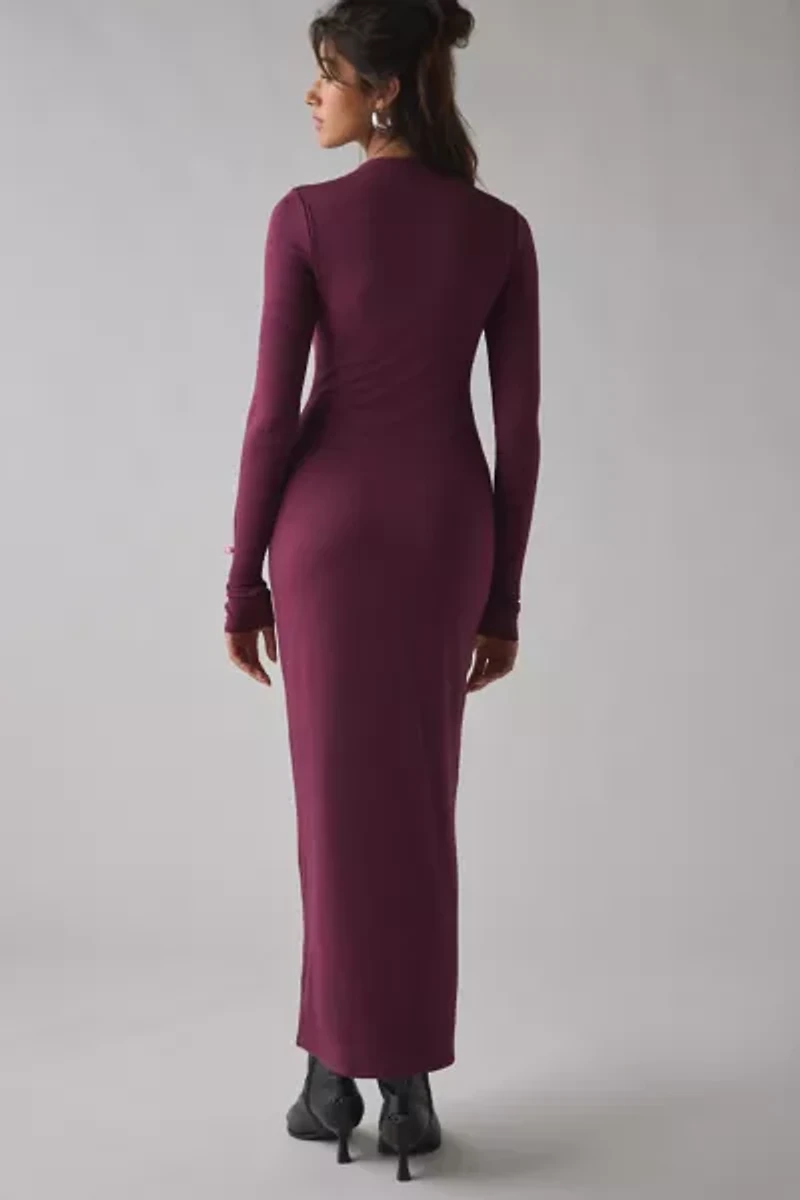 AFRM Juniper Knit Long Sleeve Maxi Dress