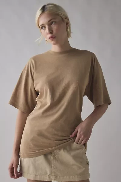 Horseshoe Flowers Graphic Oversized T-Shirt Dress