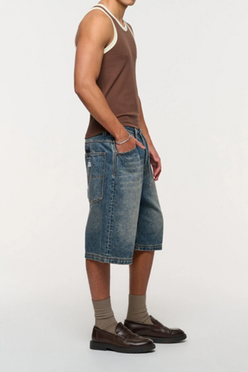 Abrand A6 Big Baggy Denim Short