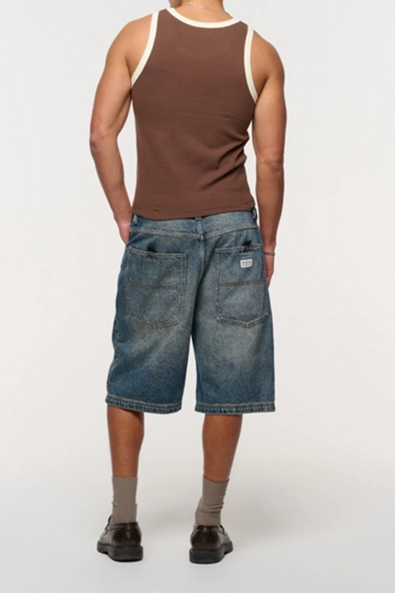 Abrand A6 Big Baggy Denim Short
